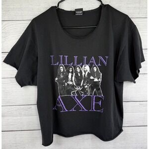 Lillian Axe 1991 Tour T Shirt Vintage Screen Stars Best XL Black